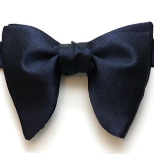 Dark Navy Big Butterfly Self-Tied Bow tie‎